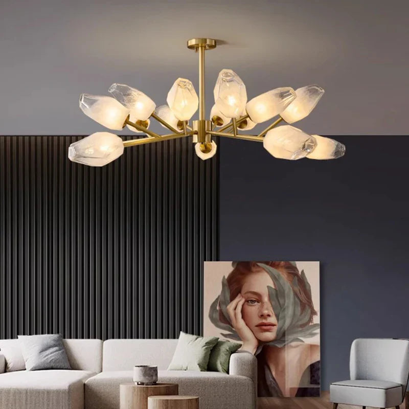 Modern Ceiling Chandelier for Dining Room Hanging Light Fixture - Indoor Living Room Lighting