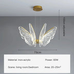 Modern LED Butterfly Chandelier: Elegant Lighting Fixture for Home Decor and Ambiance