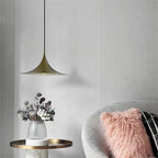 Semi Pendant Single Head Horn Lamp for Dining Room and Bedroom