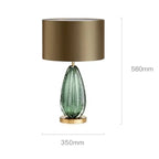 Felicia Glass Table Lamp: Bauhaus Design for Simple Bedroom Lighting
