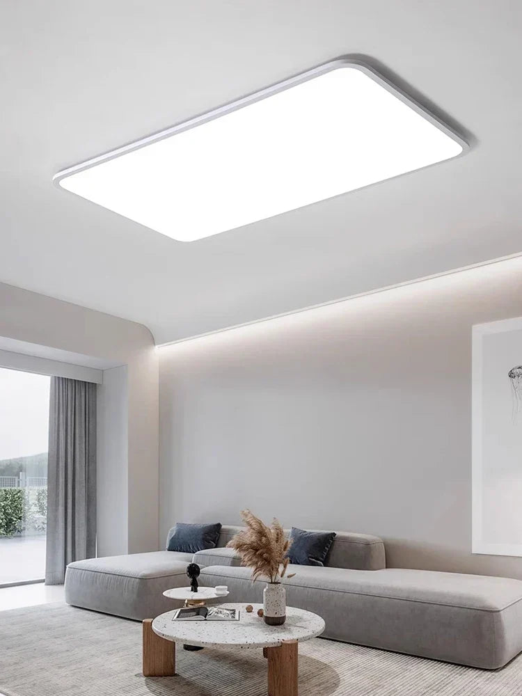 LED Ceiling Lamp: Modern Minimalist Rectangular Design for Living room, Bedroom, Indoor Lighting
