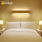 Nordic Wooden LED Wall Sconce for Bedroom, Living Room, Bathroom