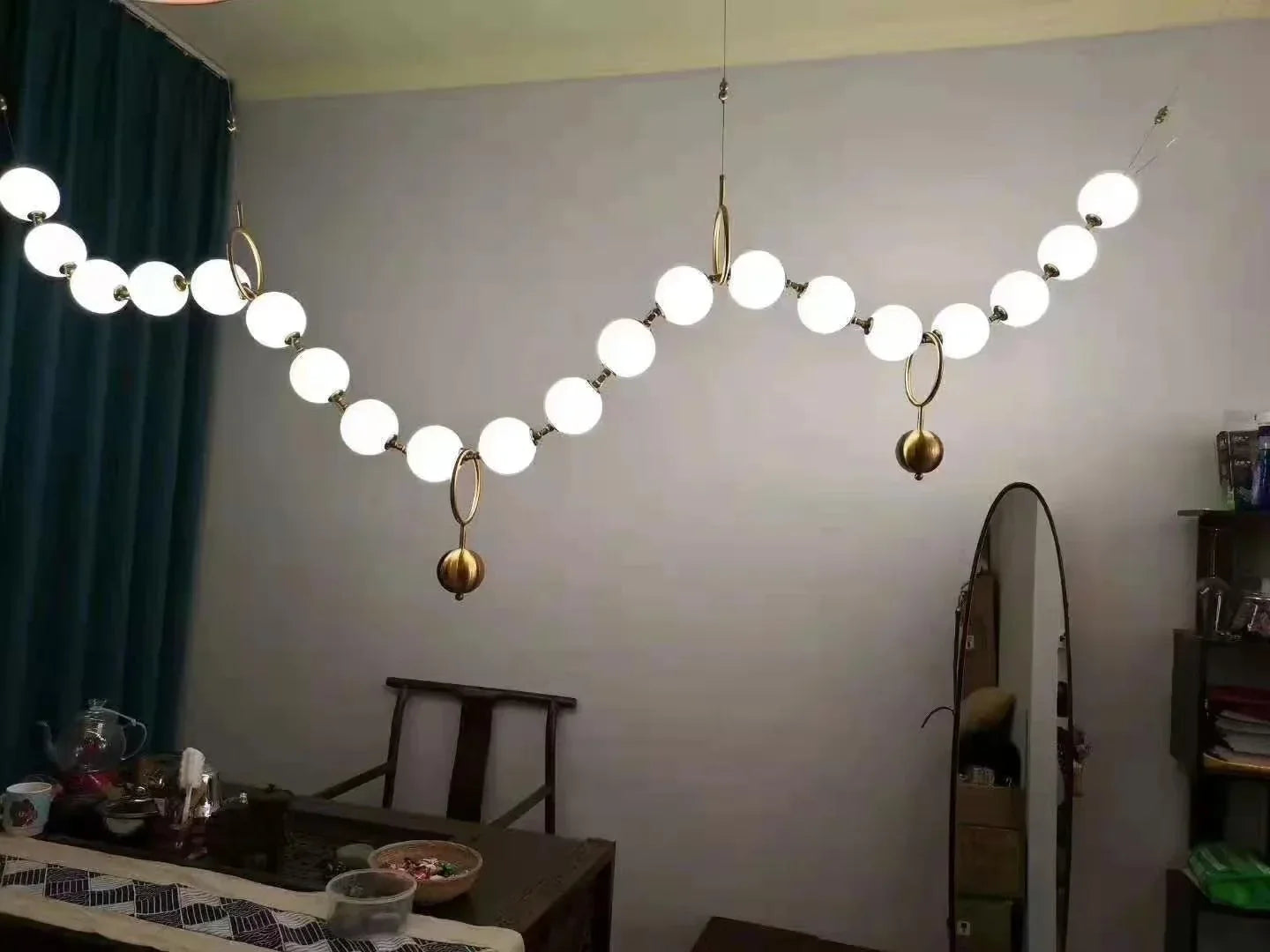 Afralia Nordic LED Pendant Lamp Acrylic Chandelier for Home Decor Lighting