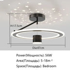 Luxury LED Ceiling Chandelier Dimmable Fixture for Living Room, Bedroom, Dining Décor