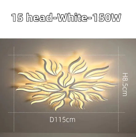 LED Panel Ceiling Light Dimmable Fixture for Modern Bedroom, Living Room, Kitchen