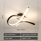 Nordic LED Ceiling Chandelier Acrylic Decor Modern Indoor Lighting