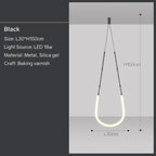 Modern Art LED Pendant Light for Bar Counter, Restaurant, and Home Decor