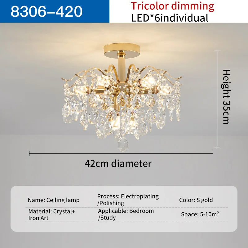 Crystal Chandelier: Modern Elegance for Stylish Living Spaces