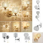 Modern Crystal Wall Lamp for Home Living Room Bedroom Decor