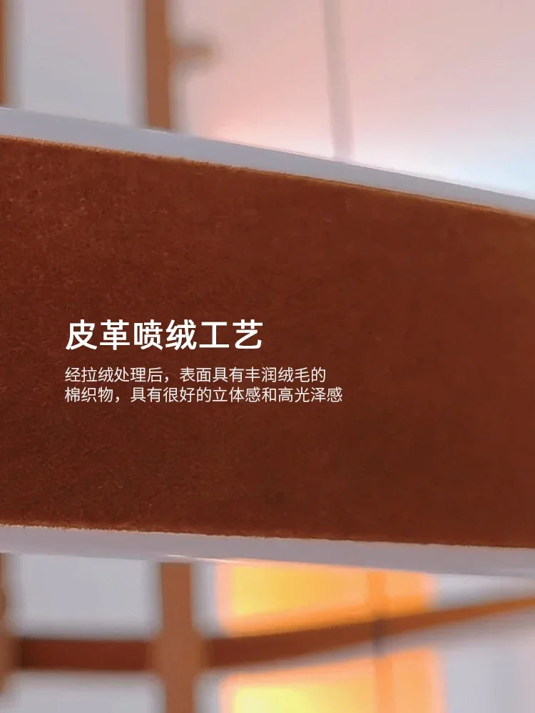 Modern Leather LED Chandelier Dimmable for Home Decoration Lighting Fixtures