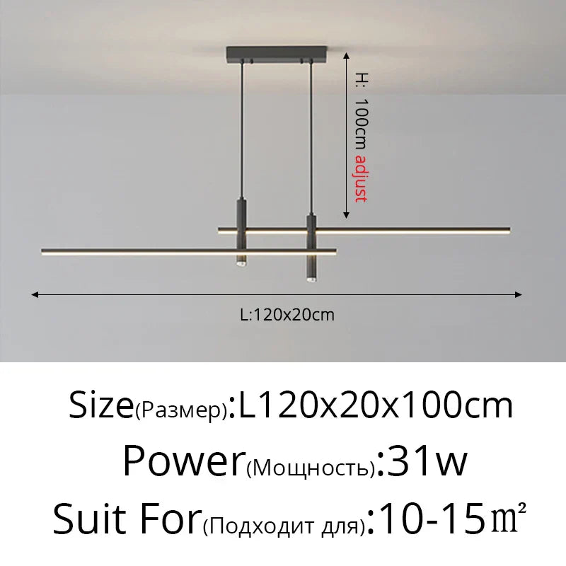 Modern LED Pendant Lights Dining Room Bar Counter Chandelier