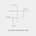 Modern Rotatable LED Wall Sconce for Living Room Bedroom Hallway