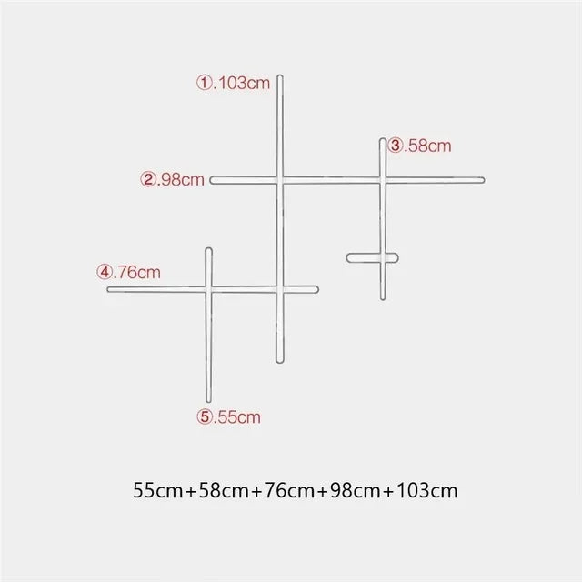 Modern Rotatable LED Wall Sconce for Living Room Bedroom Hallway