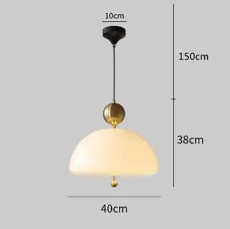 Nordic Glass Chandelier by - Stylish Pendant Light for Living Room and Bedroom