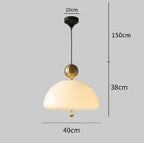 Nordic Glass Chandelier by - Stylish Pendant Light for Living Room and Bedroom