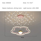 Starry Sky Kids Chandelier Light for Bedroom Study Room Decoration