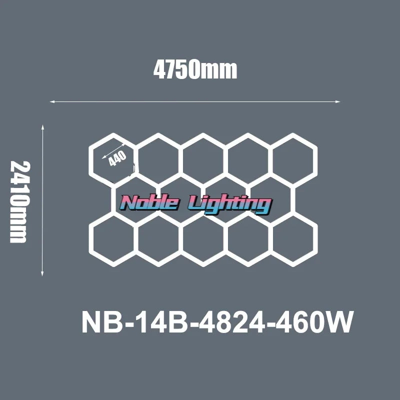 Hexagon LED Ceiling Light: High-Performance, Best-Selling, Honeycomb Design