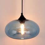 Glass Chandelier Pendant Lamps | Industrial Hanging Lighting Fixture for Kitchen, Restaurant