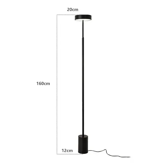 Nordic Minimalist Floor Lamp for Art Decor in Restaurant Bedroom Studio