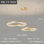 LED Ring Pendant Chandelier for Living Room Bedroom and Dining Room