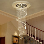 Crystal LED Ceiling Chandelier: Elegant Lighting for Bedroom Living Room Corridor