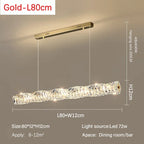 Modern Crystal LED Ceiling Chandelier for Luxury Living Room Décor