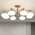 Modern Nickel LED Chandelier Light for Living, Dining, Bedroom - Luminaire