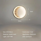 Moon LED Wall Lamp Modern Simple Home Decor Indoor Lighting Sconce