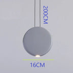 Scandinavian Moon Crescent Chandelier, Minimalist Kitchen Island Pendant Lamp