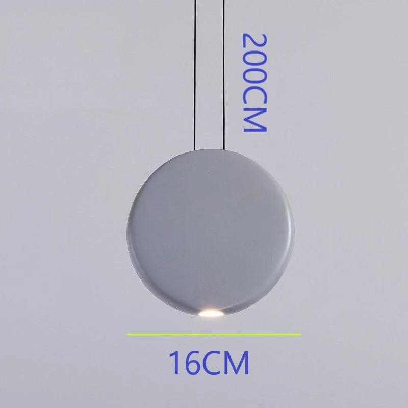 Scandinavian Moon Crescent Chandelier, Minimalist Kitchen Island Pendant Lamp