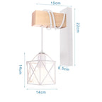 LED Iron Cage Wall Light for Home Bedroom Kitchen Decor