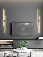 Minimalist Copper Wall Light for Bedroom and Living Room