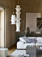 Wabi Sabi Cloth Ceiling Lamp: Japan-inspired Pendant Light for Stylish Home Decor