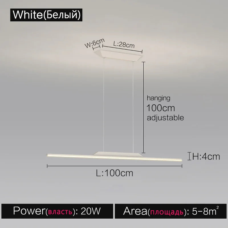 Minimal Modern Pendant Lamp for Restaurant and Bar Lighting