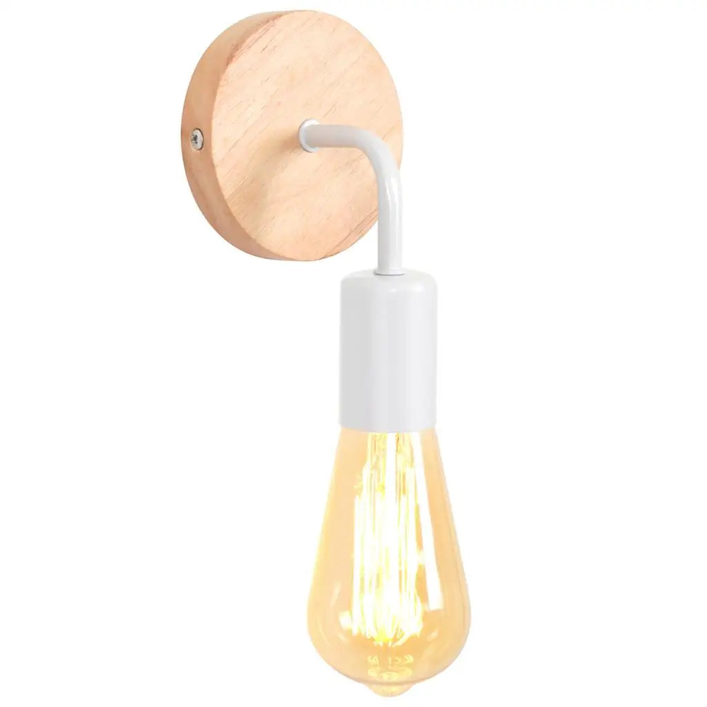 Wooden Wall Lights Nordic Wall Lamps Modern Wall Sconce for Bedroom Bedside Lamp