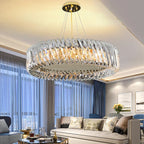 Crystal LED Ceiling Chandelier: Elegant European Home Décor Pendant Lights