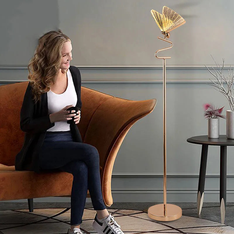 Butterfly Pendant Lamps: Modern Luxury Staircase Bedroom Decor Fixtures