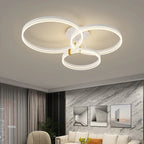 Modern Round Ring LED Ceiling Chandelier for Living Room and Bedroom