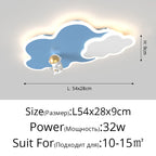 Modern Kids Room Ceiling Chandelier for Bedroom Study Living Room Lighting Fixtures