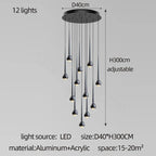 Nordic Style Led Chandelier for Dining Room & Living Room