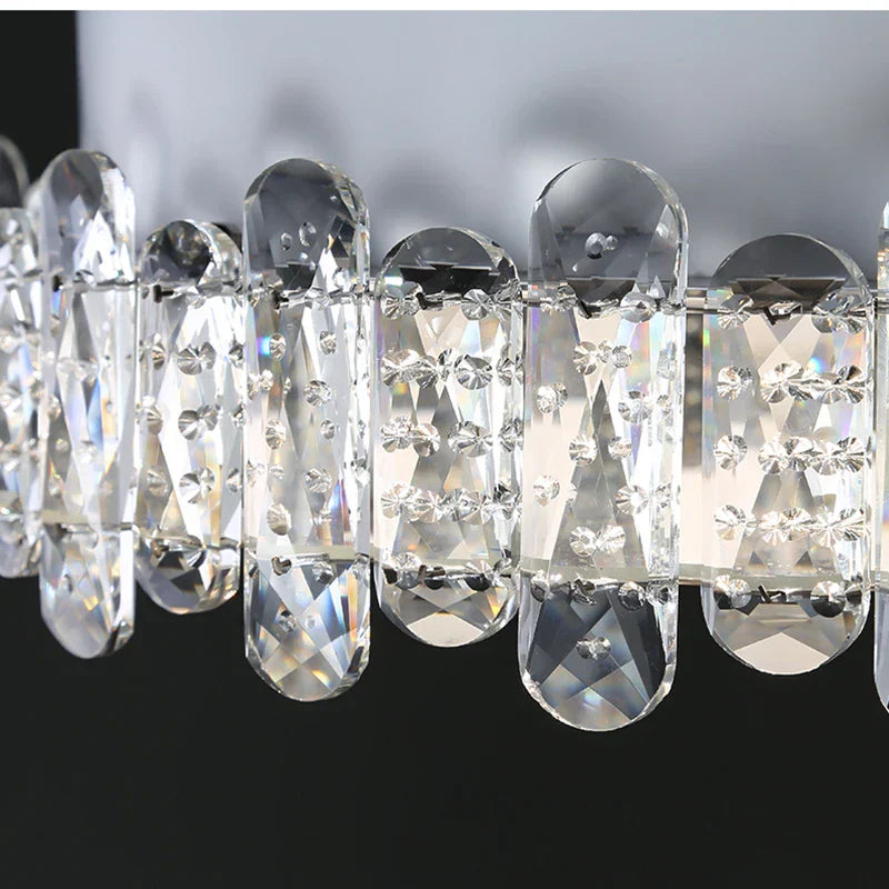 Modern Round LED Crystal Ceiling Light for Home Decor Lighting