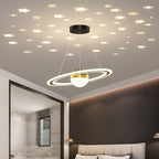 LED Gypsophila Chandelier for Modern Living Room Decor - Crown Ceiling Pendant Light