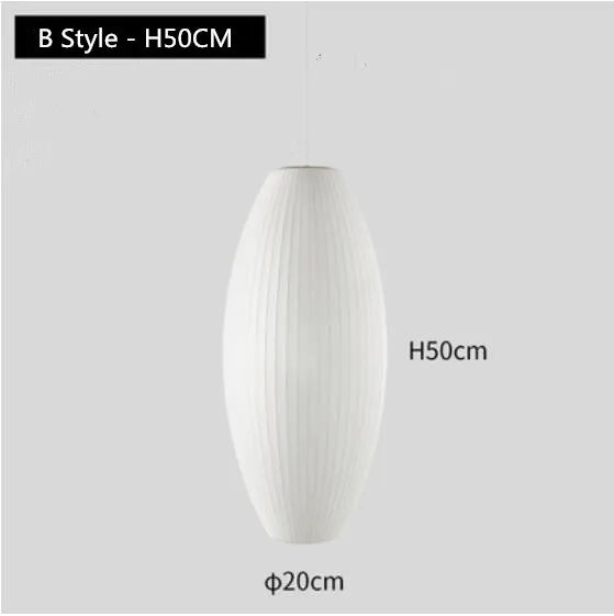 Silk Ball Pendant Lamp for Home, Shop, and Bar Decor