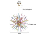 Dandelion Chandelier Glass Hanging Lighting for Kids Room, Bedroom, Dining Room