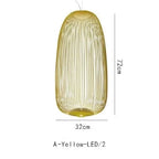 Modern LED Bird Cage Chandelier for Villa Living Room Dining Decor