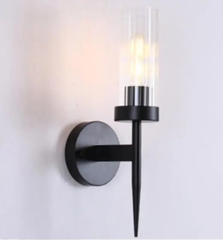 Modern LED Gold Wall Lights Bedroom Bedside Glass Lamps Fixture for Home Decor