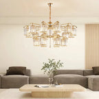 Crystal Lustre Chandelier: Modern Luxury Indoor Lighting Fixtures