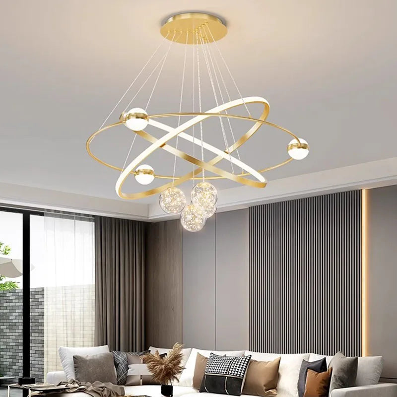 Modern LED Chandeliers for Living and Dining Room Lighting