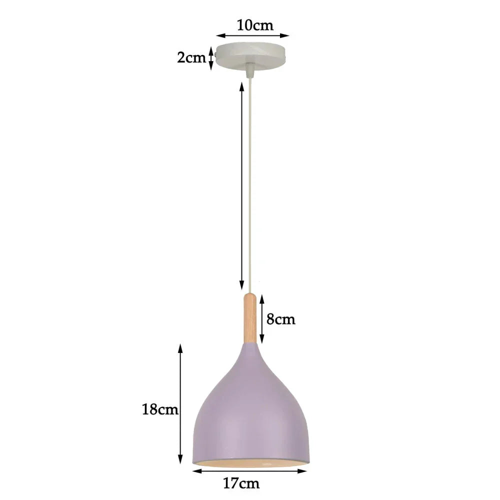 Modern Retro Loft Pendant Light Vintage Industrial Hanging Lamp Fixture