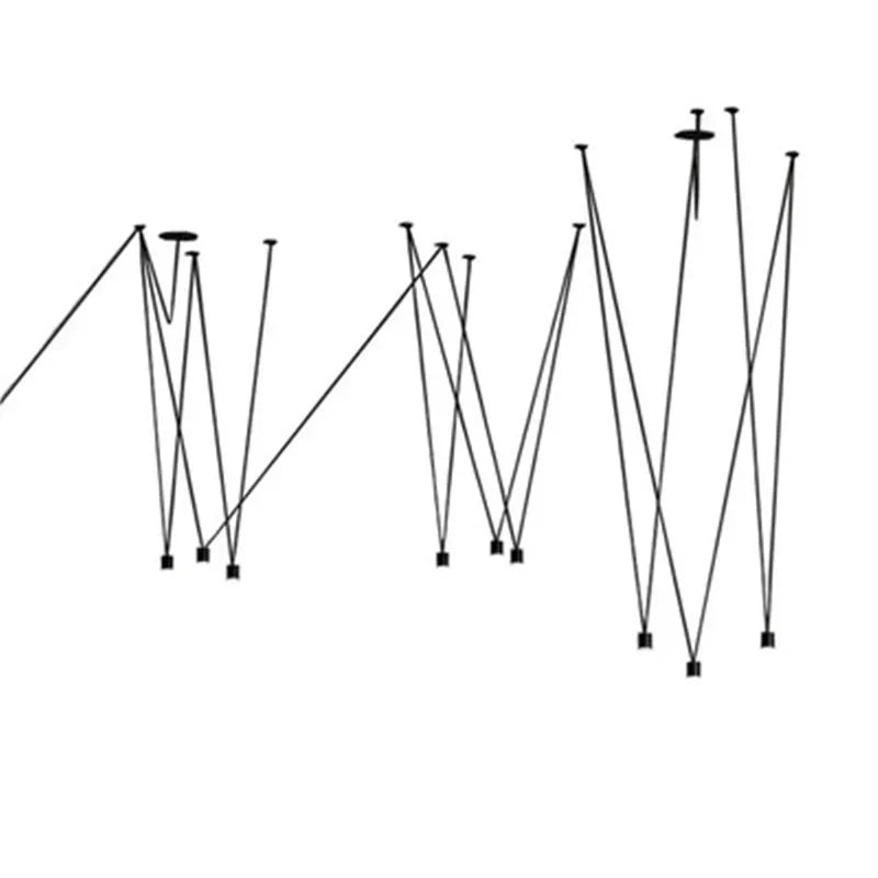 Geometric Pendant Lamp Modern Simple Lights Decoration Vintage Kitchen Coffe